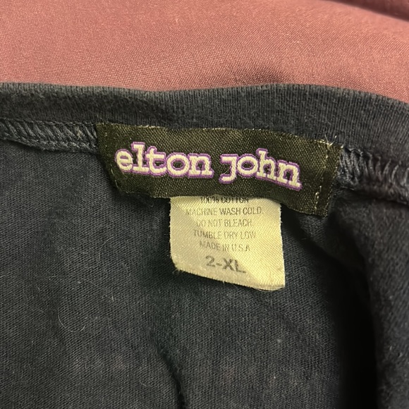 Vintage Y2K Elton John baby tee - Picture 4 of 4